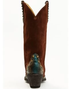 Idyllwind Women's Leap Snake Suede Leather Western Boots - Snip Toe  -Western Chic Shop 2000374780 200 P5