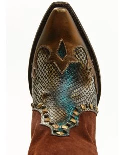 Idyllwind Women's Leap Snake Suede Leather Western Boots - Snip Toe  -Western Chic Shop 2000374780 200 P6