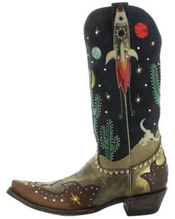 Old Gringo Women's Galactic Buckaroo Western Boots - Snip Toe -Western Chic Shop 2000374905 400 P3