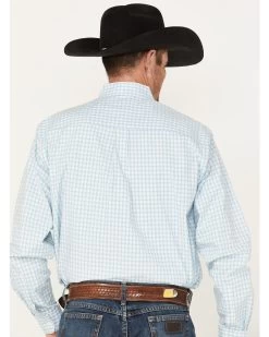 Cinch Men's Small Plaid Print Long Sleeve Button Down Western Shirt  -Western Chic Shop 2000375236 100 P4