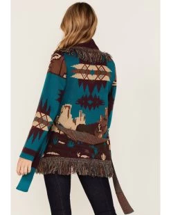 Idyllwind Women's River Run Southwestern Print Belted Cardigan -Western Chic Shop 2000375293 400 P4