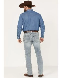 Hooey Men's Revolver Light Wash Slim Straight Reflex JeansĀ