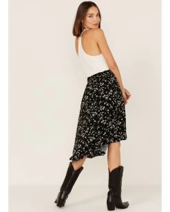Beyond The Radar Women's Floral Print Midi Skirt 6 Beyond The Radar Women's Floral Print Midi Skirt -Western Chic Shop 2000375601 001 P3