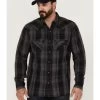 Ariat Men's Harrold Plaid Long Sleeve Snap Western Flannel Shirt  