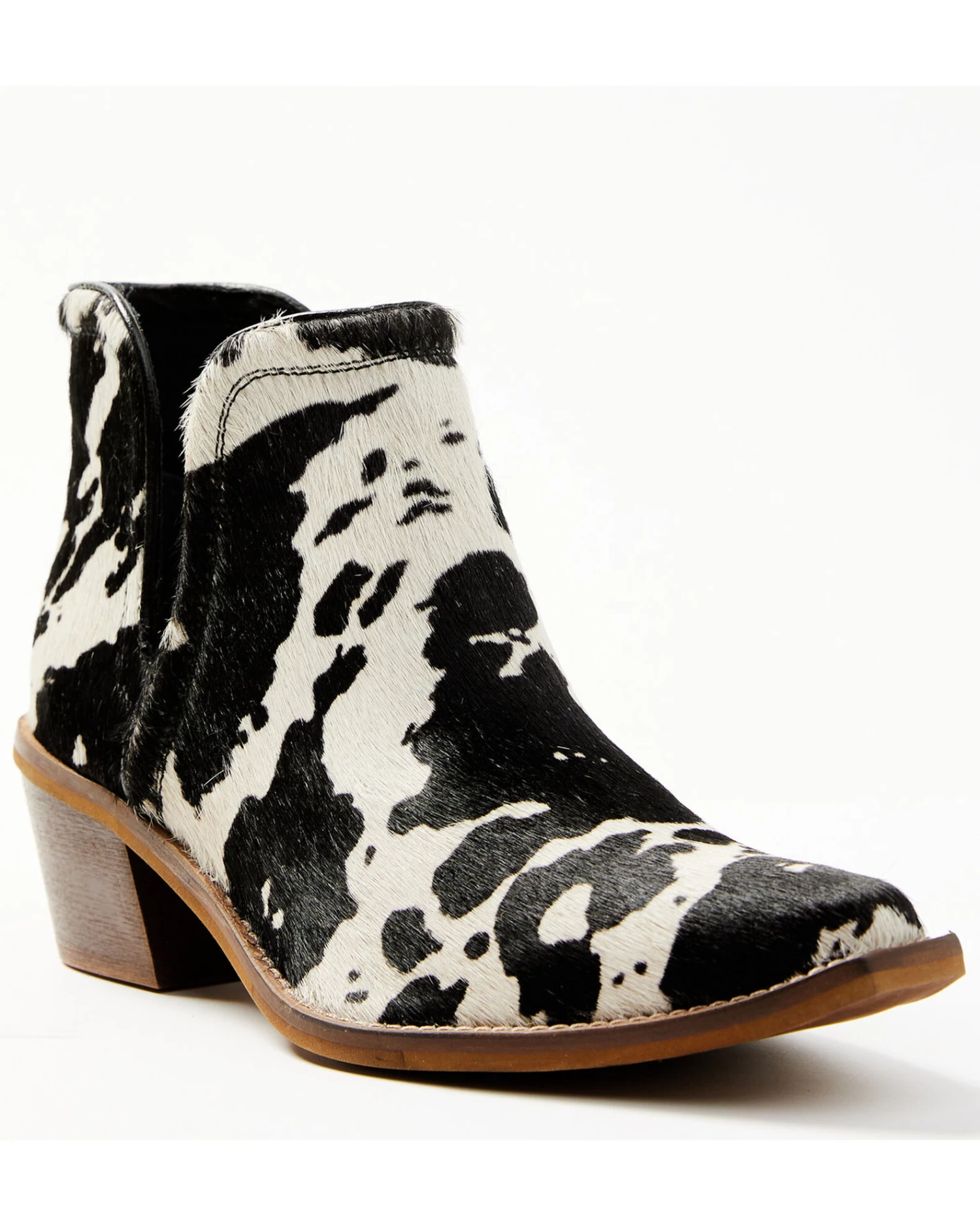 Myra Bag Women's Easy Going Cow Hair Western Booties - Snip Toe 1 Myra Bag Women's Easy Going Cow Hair Western Booties - Snip Toe