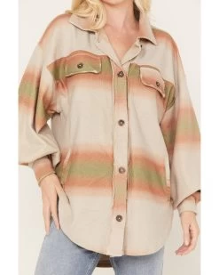 Free People Women's Ombre Serape Print Ruby Jacket -Western Chic Shop 2000378053 103 P3