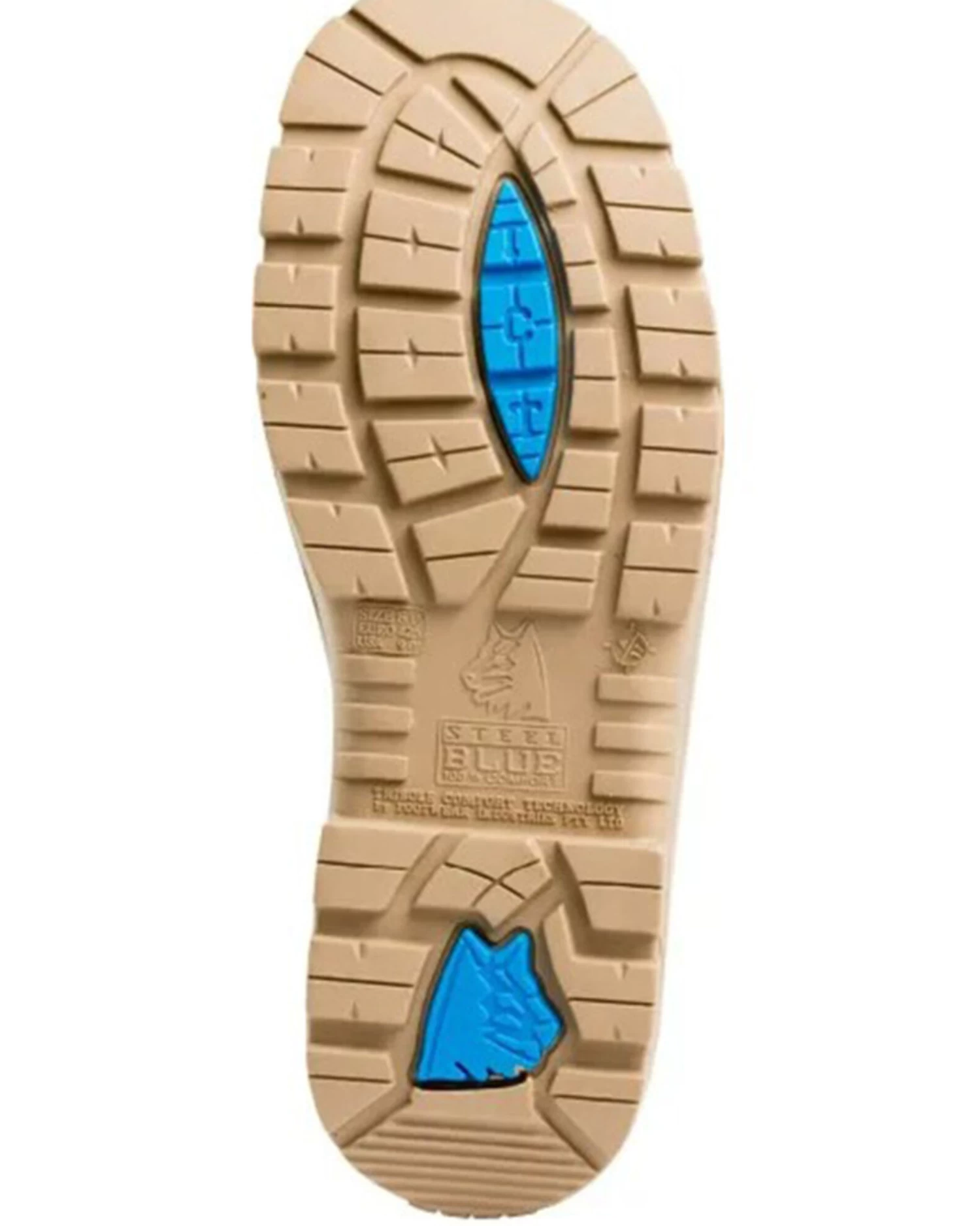 Steel Blue Men's Southern Cross 6" Zip & Lace-Up WP Scuff Work Boot - Steel Toe 2 Steel Blue Men's Southern Cross 6" Zip & Lace-Up WP Scuff Work Boot - Steel Toe - Image 2