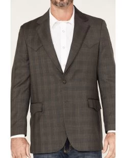 Circle S Men's Houston Glen Plaid Print Sportcoat - Big & Tall -Western Chic Shop 2000378368 200 P3