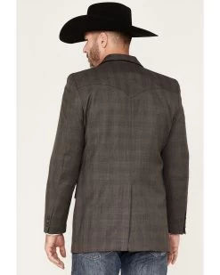 Circle S Men's Houston Glen Plaid Print Sportcoat - Big & Tall -Western Chic Shop 2000378368 200 P4