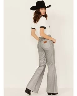Wrangler X Fender Women's Metallic Wanderer Flare Jeans -Western Chic Shop 2000379690 040 P4