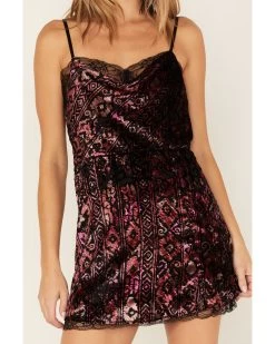 Idyllwind Women's Houston Cowl Neck Mini Dress -Western Chic Shop 2000380697 550 P3