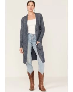Cleo + Wolf Women's Marled Cardigan Sweater