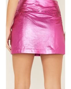Idyllwind Women's Keller Star Studded Metallic Leather Skirt -Western Chic Shop 2000381226 550 P4