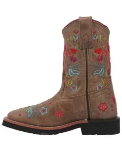 Dan Post Girls' Embroidered Western Boots - Broad Square Toe 9 Dan Post Girls' Embroidered Western Boots - Broad Square Toe -Western Chic Shop 2000381636 251 P3