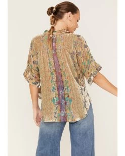 Johnny Was Women's Sugar Burnout Paisley Print Lynn Shirt -Western Chic Shop 2000382069 900 P4