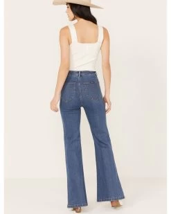 Rolla's Women's East Coast Dark Wash High Rise Flare Pants -Western Chic Shop 2000382129 401 P3
