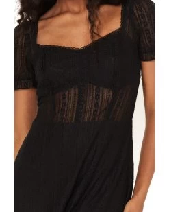Beyond The Radar Women's Cap Sleeve Lace Dress -Western Chic Shop 2000382217 001 P3