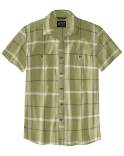 Carhartt Men's Rugged Flex Relaxed Fit Lightweight Short Sleeve Work Shirt