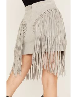 Wonderwest Women's Suede Fringe Mini Skirt -Western Chic Shop 2000382475 020 P4