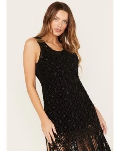 Wonderwest Women's Fringe Hem Mini Dress -Western Chic Shop 2000382478 001 P3