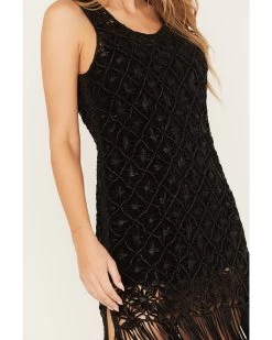 Wonderwest Women's Fringe Hem Mini Dress -Western Chic Shop 2000382478 001 P4