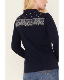 Idyllwind Women's Sawyer Bandana Studded Snappy Western Shirt -Western Chic Shop 2000382989 402 P3