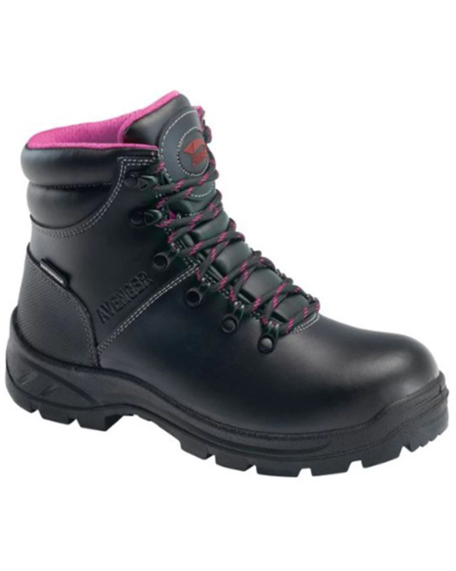 Avenger Women's Builder Mid 6" Lace-Up Waterproof Work Boots - Steel Toe 1 Avenger Women's Builder Mid 6" Lace-Up Waterproof Work Boots - Steel Toe