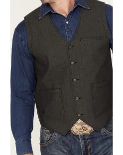 Moonshine Spirit Men's Drifter Herringbone Vest -Western Chic Shop 2000383183 020 P3