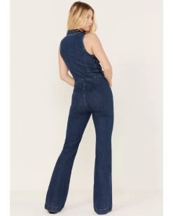 Idyllwind Women's Barlow Lace-Up Denim Jumpsuit -Western Chic Shop 2000383282 417 P4