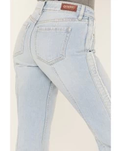 Shyanne Women's Light Wash Low Rise Seamed Bootcut Jeans -Western Chic Shop 2000383329 413 P4