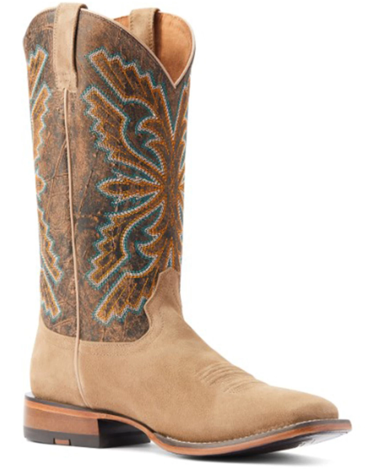 Ariat Men's Sting Western Boots - Broad Square Toe 1 Ariat Men's Sting Western Boots - Broad Square Toe