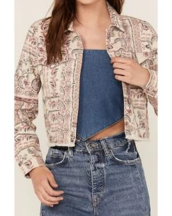 Shyanne Women's Americana Print Denim Jacket -Western Chic Shop 2000383714 900 P3