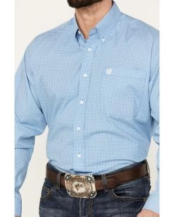 Cinch Men's Geo Print Long Sleeve Button Down Western Shirt -Western Chic Shop 2000383909 450 P3