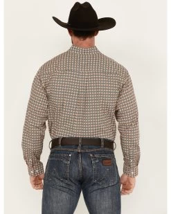 Cinch Men's Floral Medallion Print Long Sleeve Button Down Western Shirt -Western Chic Shop 2000383981 900 P4