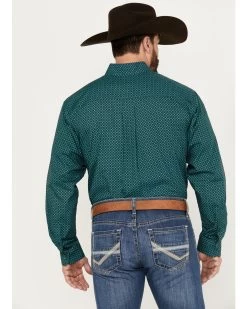 Cinch Men's Medallion Geo Print Long Sleeve Button-Down Western Shirt -Western Chic Shop 2000383992 442 P4