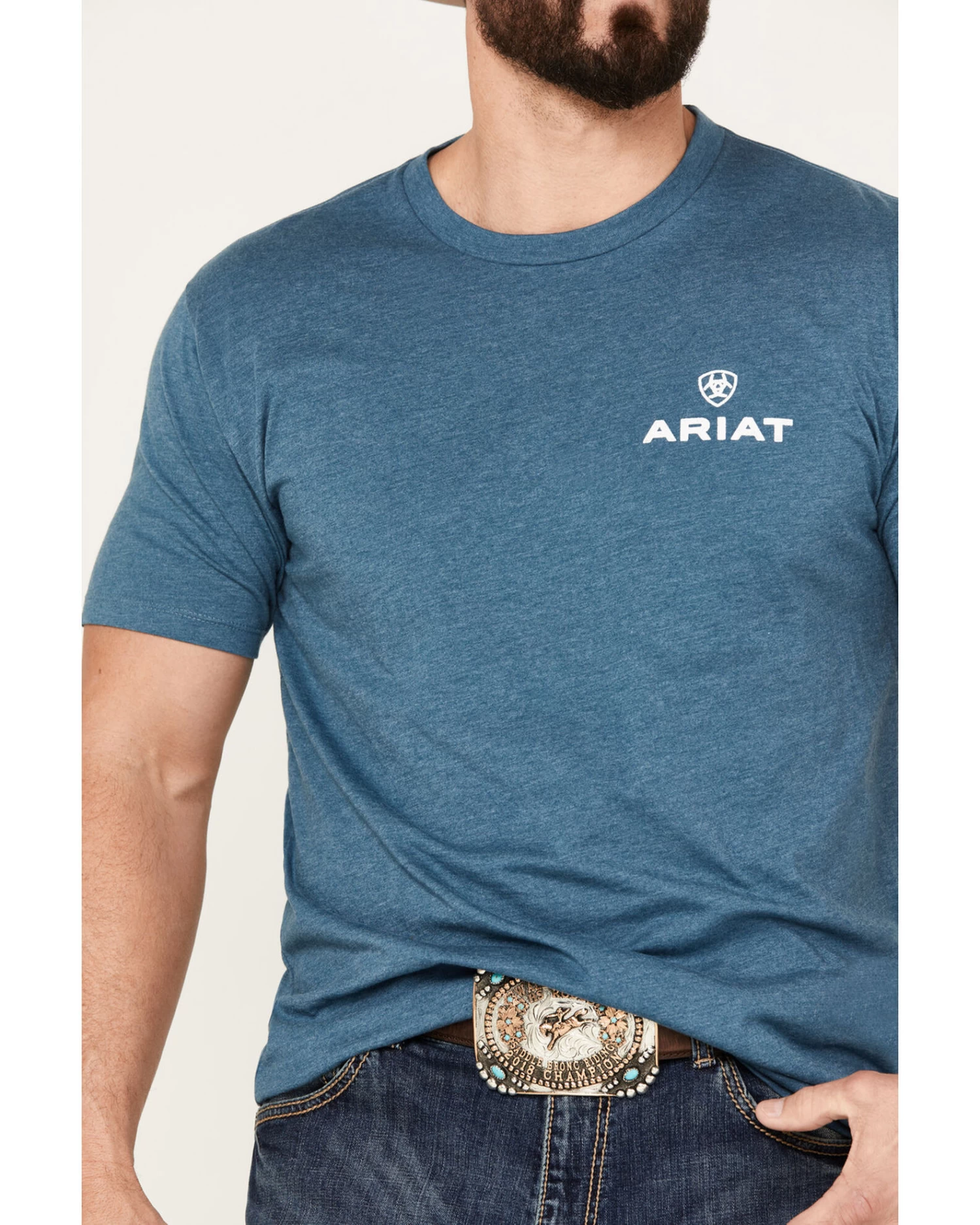 Ariat Men's Land Of The Free Short Sleeve Graphic T-Shirt 3 Ariat Men's Land Of The Free Short Sleeve Graphic T-Shirt - Image 3