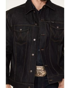 Wrangler X Pendleton Men's Dark Wash Denim Jacket  -Western Chic Shop 2000384601 417 P3