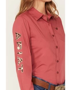 Ariat Women's Team Kirby Long Sleeve Button Down Stretch Western Shirt 6 Ariat Women's Team Kirby Long Sleeve Button Down Stretch Western Shirt -Western Chic Shop 2000384675 651 P3