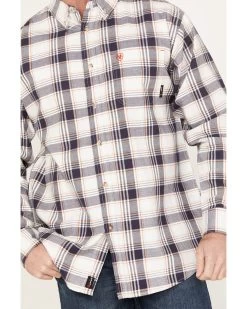 Ariat Men's FR Chiseled Plaid Print Long Sleeve Button Down Work Shirt 6 Ariat Men's FR Chiseled Plaid Print Long Sleeve Button Down Work Shirt -Western Chic Shop 2000384774 941 P3