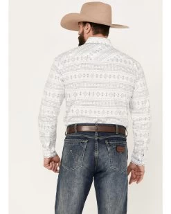 Rough Stock By Panhandle Men's Southwestern Print Long Sleeve Stretch Western Snap Shirt 7 Rough Stock By Panhandle Men's Southwestern Print Long Sleeve Stretch Western Snap Shirt -Western Chic Shop 2000385163 100 P4
