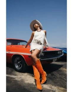 Idyllwind Women's Madie Faux Suede Fringe Tank