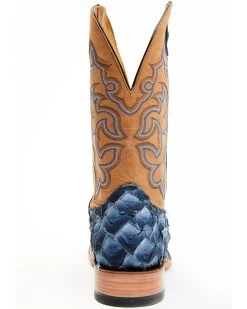 Cody James Men's Exotic Pirarucu Western Boots - Broad Square Toe  -Western Chic Shop 2000386770 400 P5