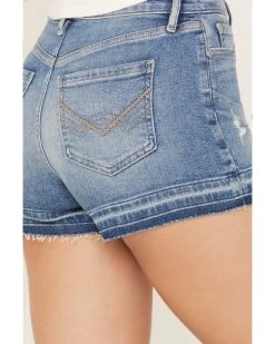 Idyllwind Women's Owsley Light Wash Gypsy High Rise Denim Shorts 7 Idyllwind Women's Owsley Light Wash Gypsy High Rise Denim Shorts -Western Chic Shop 2000386834 413 P4