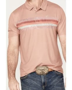 Hooey Men's Weekender Border Striped Polo -Western Chic Shop 2000387687 680 P3
