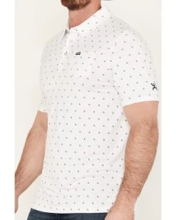 Hooey Men's Hot-Shot Mini Logo Print Polo 6 Hooey Men's Hot-Shot Mini Logo Print Polo -Western Chic Shop 2000387692 100 P3
