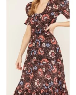 Cleobella Women's Multicolored Floral Caroline Midi Dress -Western Chic Shop 2000389553 900 P3