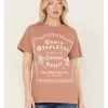 Merch Traffic Women's Chris Stapleton Rose Short Sleeve Graphic Tee