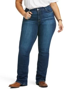 Ariat Women's R.E.A.L Perfect Rise Abby Stretch Straight Mackenzie Jeans - Plus