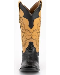 Ferrini Men's Nash Exotic Ostrich Leg Western Boots - Square Toe -Western Chic Shop 2000394322 001 P4