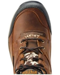 Ariat Women's Cow Print Terrain Waterproof Boots - Round Toe  -Western Chic Shop 2000397380 200 P4